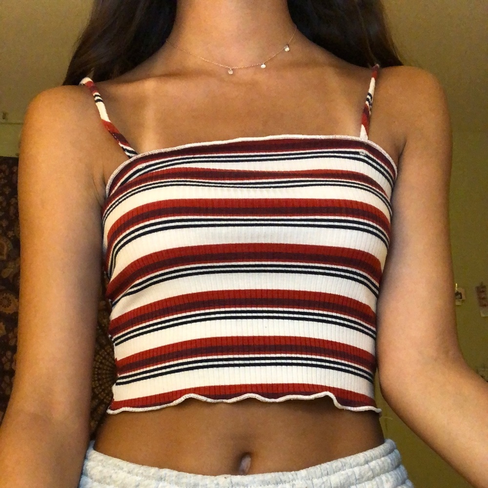 Spaghetti strap tank top